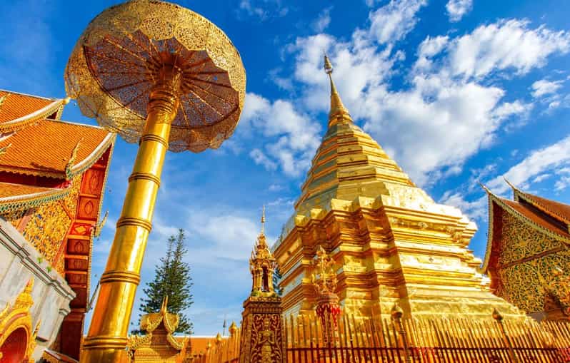 Chiang Mai - Doi Suthep-Tempel & Wat Pha Lat-Wanderung