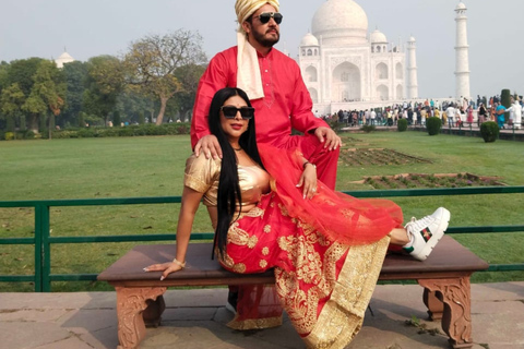 Jaipur to Taj Mahal & Agra Fort Day Tour Delhi Drop Optional Private AC Car + Driver + Authorised Live Tour Guide