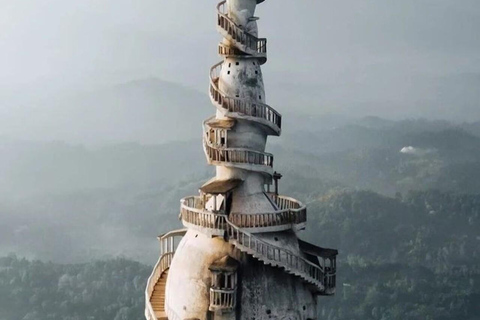 康提：兰博达瀑布和普纳瀑布，以及安布鲁瓦瓦天空塔日落康提：兰博达瀑布和普纳瀑布，以及安布卢瓦瓦天空塔日落之旅