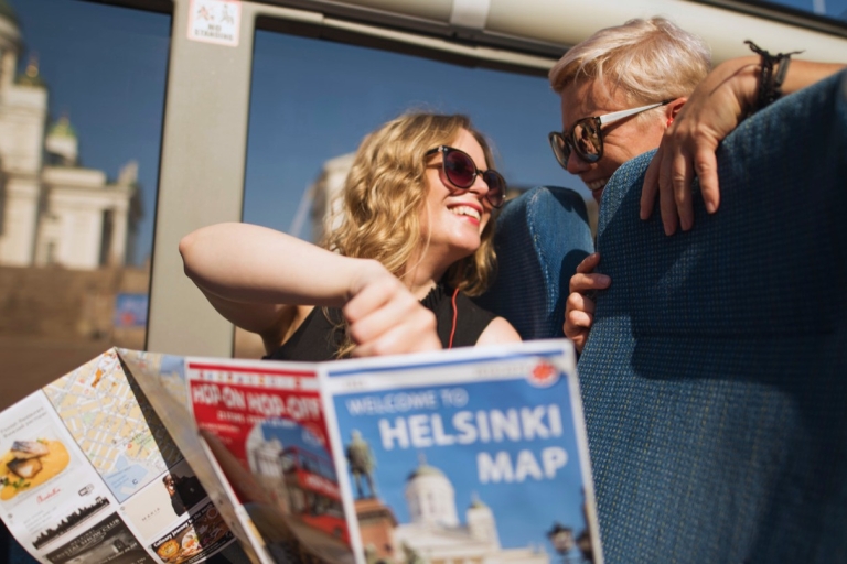 Helsinki: Tour en autobús turístico con paradas libresTour en autobús turístico: billete de 24 horas