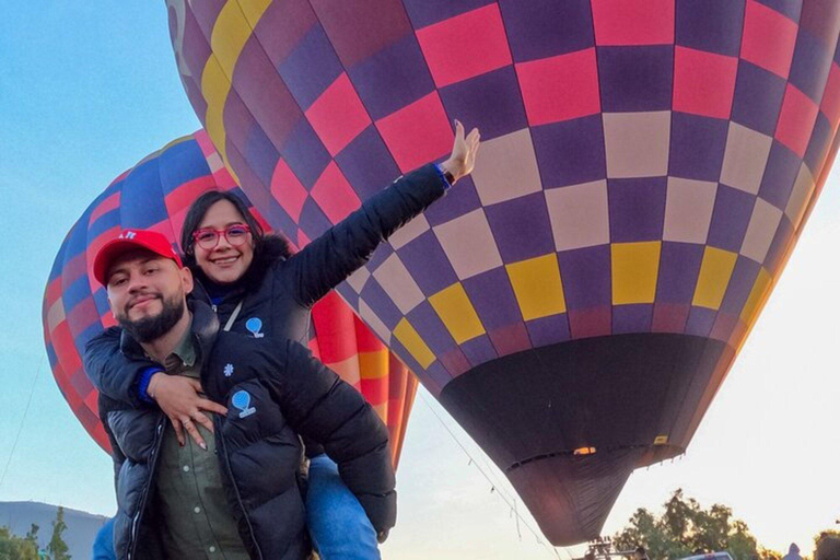 Mexico : Vol en montgolfière et visite de Teotihuacan