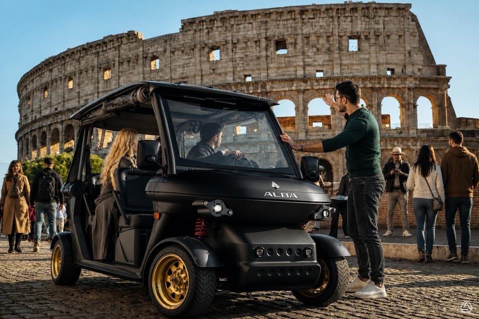 Rom: Private Golfcart-Tour, kaiserliche Stadt, Hotelabholung Rom: Private ...