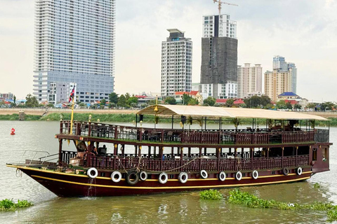 Phnom Penh: Crucero al atardecer por el río Mekong