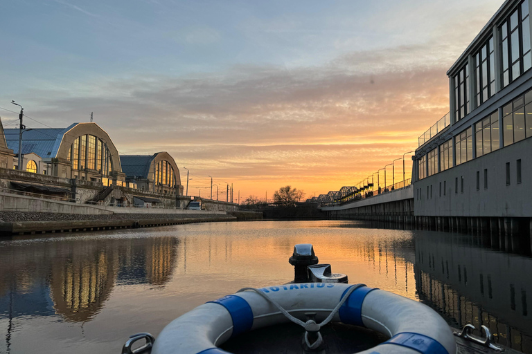 Riga Boat Tour from Central Market with Captain's Stories Riga Boat Tour from Riga Central Market