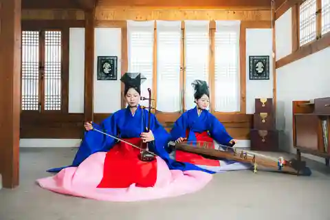 Bilhete para a apresentação de música tradicional coreana
