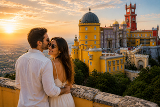 Sintra Premium: Pena, Regaleira & Cascais – Small Group Tour