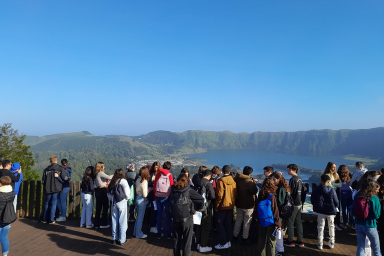 Ponta Delgada: Landausflug Sete Cidades &amp; Vulkan FurnasLandausflug: São Miguel Insel Tour