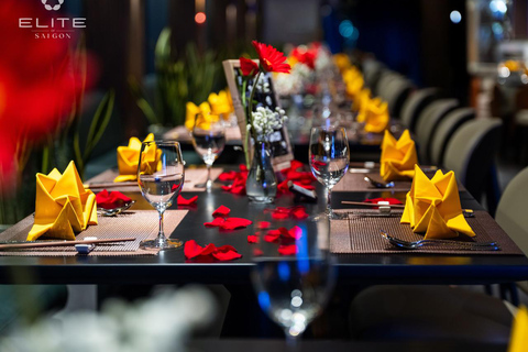 Romantic Dinner On Cruise On Saigon River With Fireworks Buffet Lunch Without Pick-Up