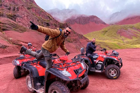 From Cuzco: Vinicunca & Red Valley Off-Road Adventure Red Valley and Rainbow Mountain Tour (Quad doble).