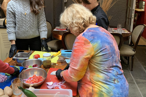 Thessalonique : Cours de cuisine grecque, visite du marché et déjeuner