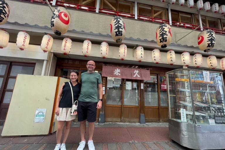 Visite gastronomique historique et culturelle d'Asakusa avec un guide local