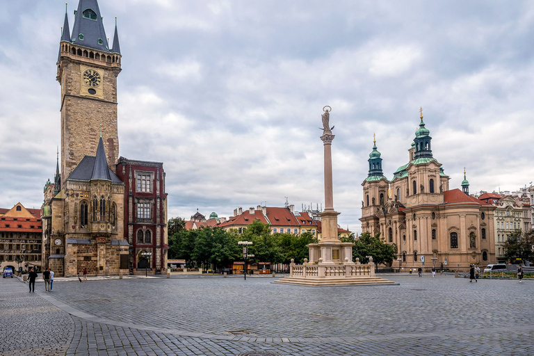 Prague: Castle, National Museum, and Old Town Hall