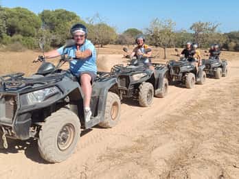 A partir de Albufeira: Passeio de Quad em Paderne