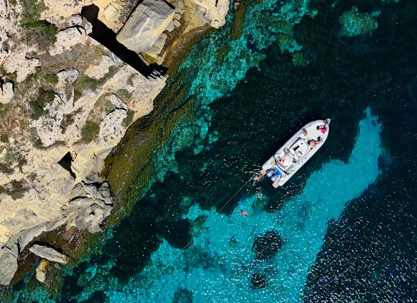 Egadi-bådtur: Favignana og Levanzo fra Trapani