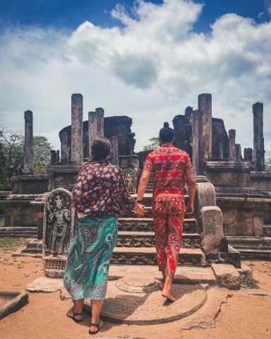 Verkenning van de oude stad Polonnaruwa vanuit Sigiriya/Dambulla