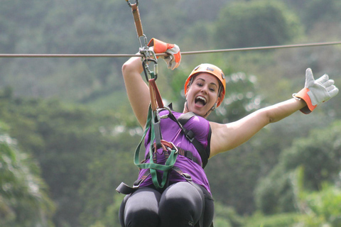 Punta Cana: Zip Line-äventyr med upphämtning från hotell