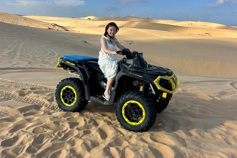 Mui Ne: White Dunes Sunset, Jeep & ATV Adventure Jeep Tour + ATV Passenger Ride