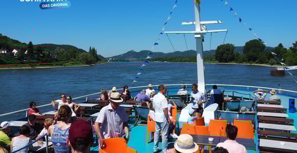 Von Bonn aus: Rhein nach Linz Sightseeing Bootstour