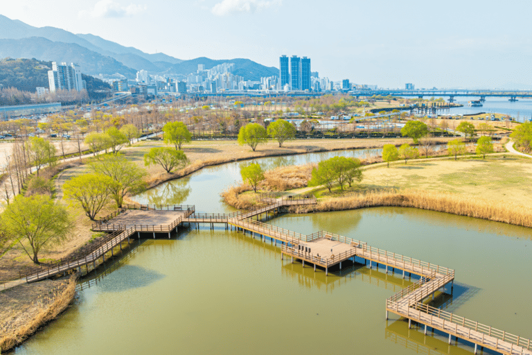Busan : Local Market & Picnic with Riverside Cycling Tour Meeting Point 1 : Gupo Station