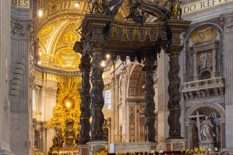 Roma: Basilica di San Pietro, scalata della Cupola e tour dei sotterraneiTour in inglese