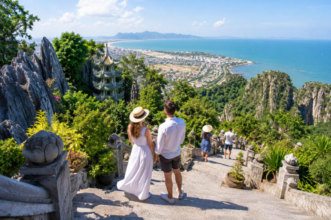 Da Nang: Marble Mountains, Monkey Mountain & Cave Tour Group Tour Afternoon (PM)