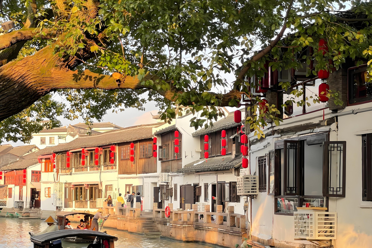 Shanghai: Film Park and Zhujiajiao Water Town Tour