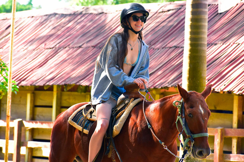Horseback Riding & ATV Adventure with Ziplines & Cenote Horseback Riding & ATV Single