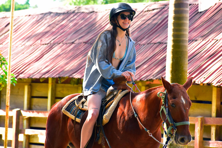 Horseback Riding & ATV Adventure with Ziplines & Cenote Horseback Riding & ATV Single