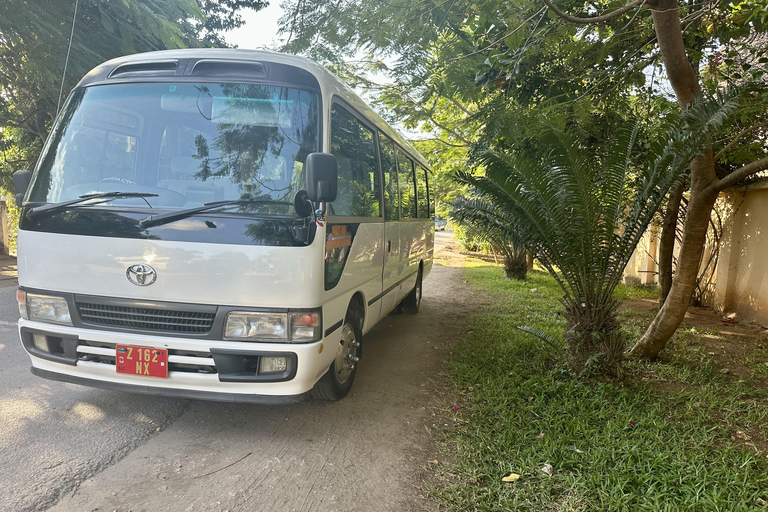 Bus Transfer service from airport to anywhere in Zanzibar