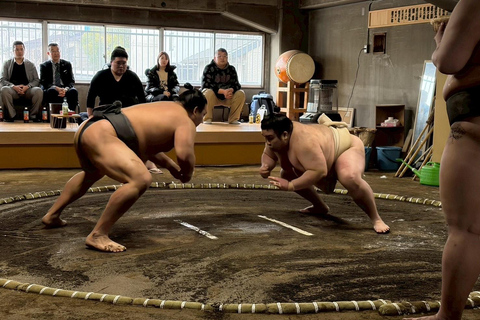 Osaka: Authentic Sumo Morning Practice & Chanko Lunch Authentic Sumo Morning Practice Viewing 【Only viewing】