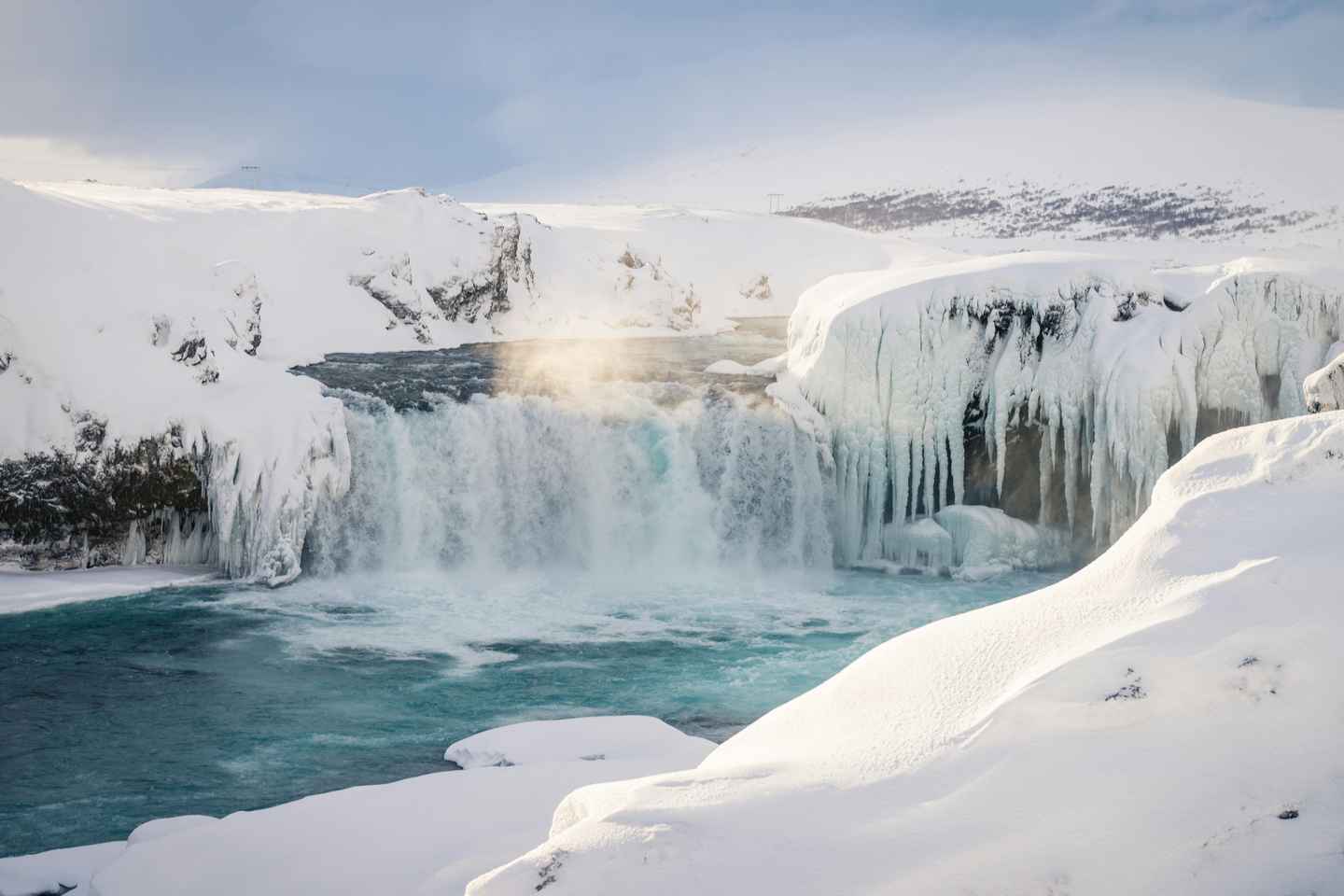 Akureyri: Goðafoss Waterfall Tour with Port Pickup