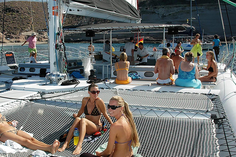 Tenerife: Catamaran Cruise with Lunch and Open Bar Tenerife: Catamaran Cruise with Lunch and Open Bar 3hrs