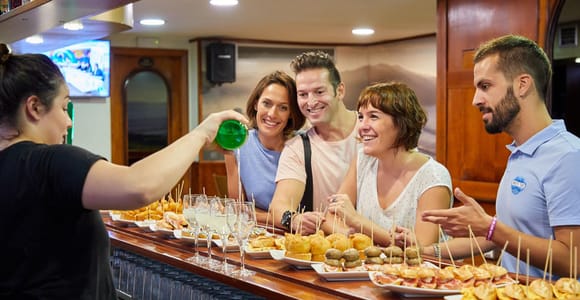 Pintxo tour with D.O wines in Bilbao