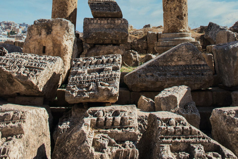 De la mer Morte : excursion d'une journée à Jerash et AmmanTransport et billets d'entrée