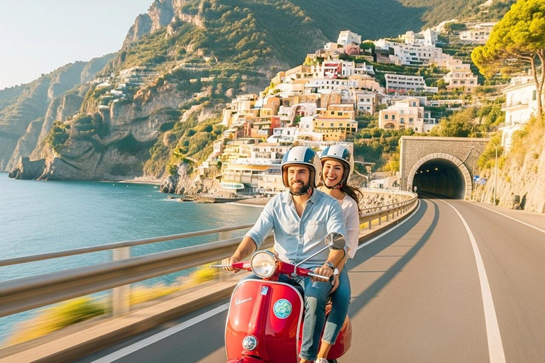 Private Amalfi Coast Vespa Tour with Road Captain Departure from Naples