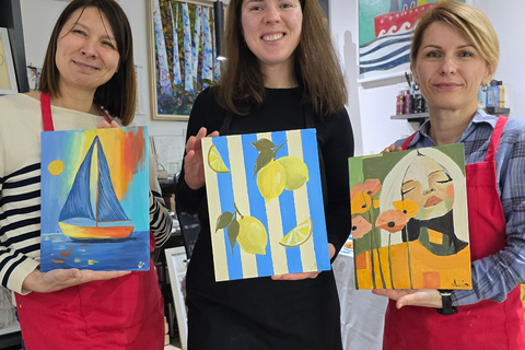 Mostar: Boutique Painting Experience in an Artist's Studio