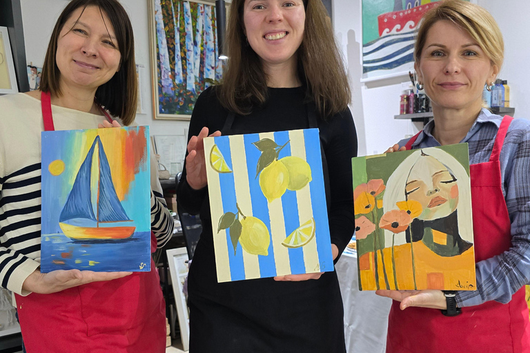 Mostar: Boutique Painting Experience in an Artist's Studio