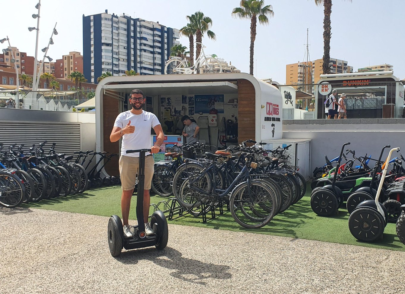 Malaga: Segway-tur til Gibralfaro-slottet, tyrefægterarenaen og havnen