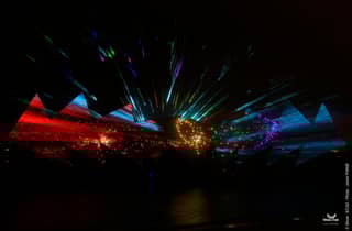 Sentosa: Wings of Time Show mit Feuerwerk