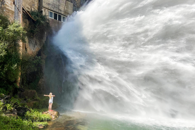 Valencia: watervallen en thermale bronnen Tour met zwemmen