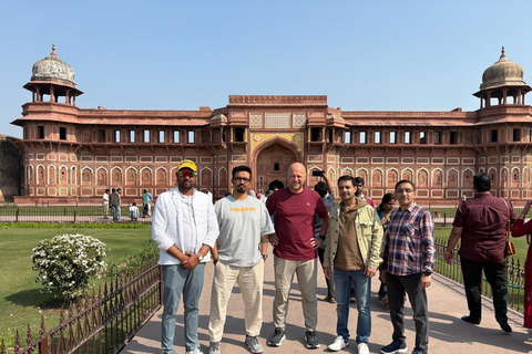 From Delhi: Taj Mahal Sunrise, Agra Fort & Baby Taj Day Tour Local Expert Tour Guide Only