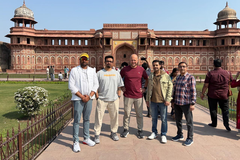 From Delhi: Taj Mahal Sunrise, Agra Fort & Baby Taj Day Tour Local Expert Tour Guide Only