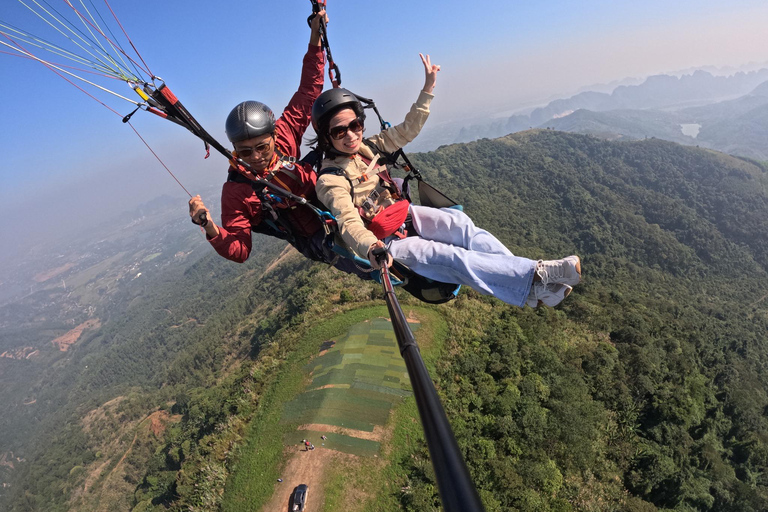 Hanoi Paragliding Tour - Roundtrip transfer from city Standard package – Round trip transfer from meeting point