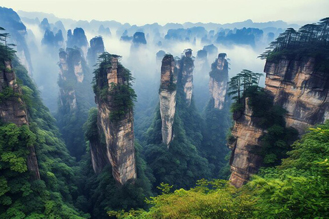 Zhangjiajie: Avatar Hallelujah Mountain & Furong Town Tour