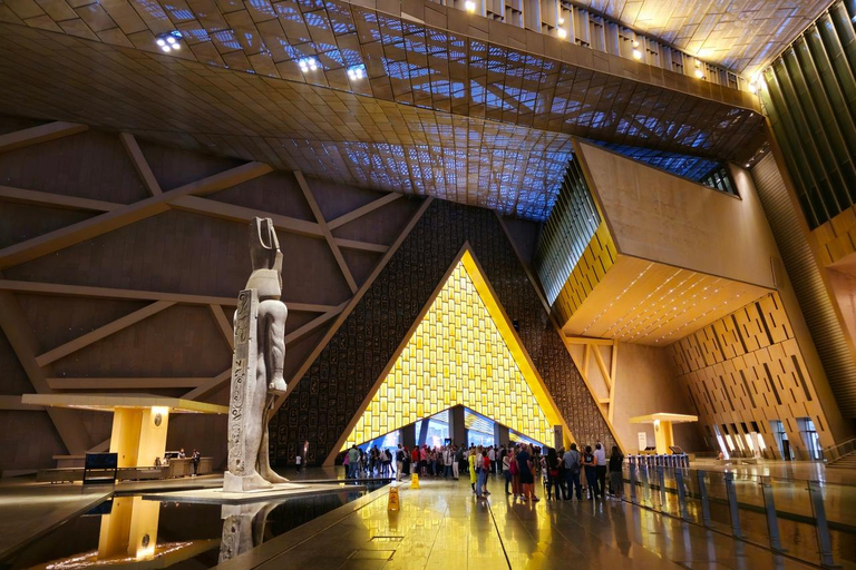 Hurghada to Cairo: Pyramids & Museum for First-Time Visitors Option 2 - The Grand Egyptian Museum (GEM) and Giza Pyramids