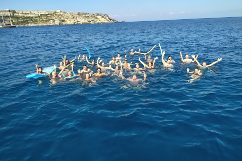6 uur pleziercruise om te zwemmen en snorkelen6 uur pleziercruise naar Kallithea, Anthony Quinn, Afandou