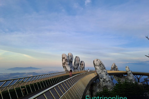 De Hue a Golden Bridge, Ba Na Hills e desembarque em Hoi An