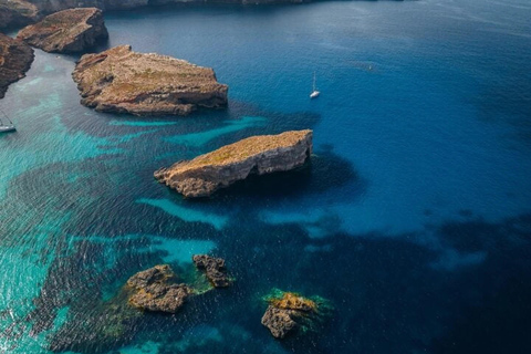 Malta: Passeio de barco privado a Comino, Lagoa Azul e GozoPasseio de barco privado de 2 horas