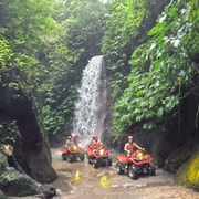 Bali ATV Ride through Waterfall & Water Rafting Package
