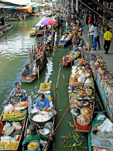 Unglaublicher Damnoen Saduak Floating Market & Maeklong Railway ...